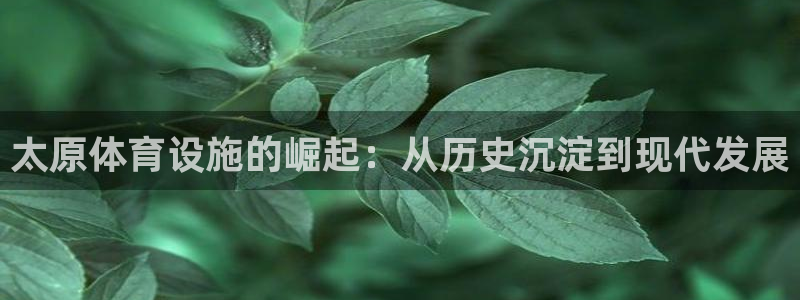 意昂4娱乐平台：太原体育设施的崛起：从历史沉淀到现代