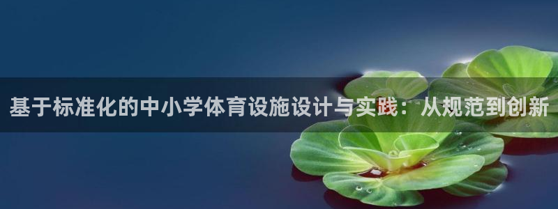 意昂4集团官网首页：基于标准化的中小学体育设施设计与实践：从 