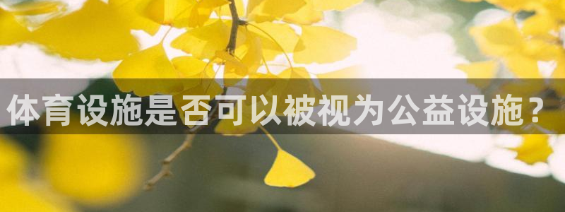 意昂体育4联系电话：体育设施是否可以被视为公益设施？