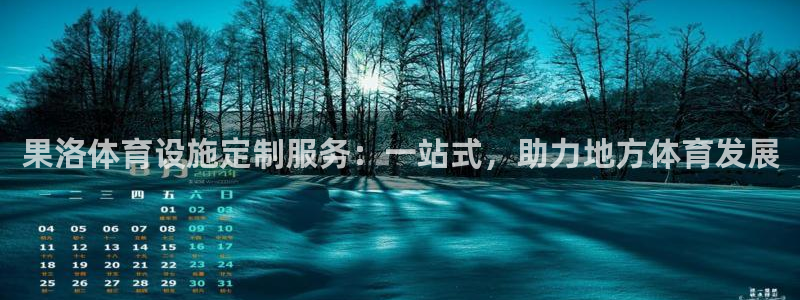 意昂体育4开户：果洛体育设施定制服务：一站式，助力地