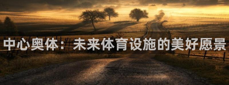 意昂4娱乐平台：中心奥体：未来体育设施的美好愿景 