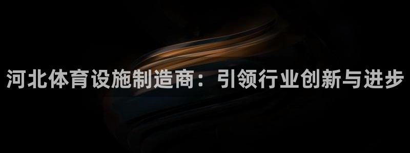 意昂4神州：河北体育设施制造商：引领行业创新与进步