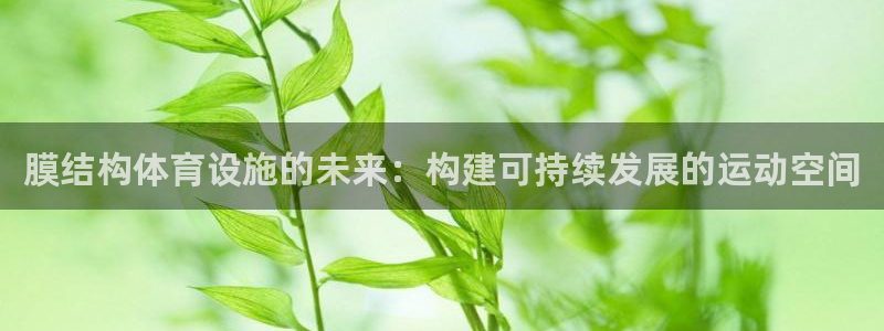 意昂4娱乐是那个系列的台子：膜结构体育设施的未来：构建可持续