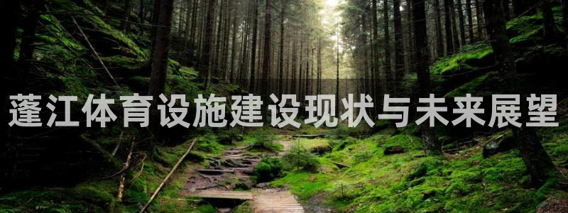 意昂体育4软件：蓬江体育设施建设现状与未来展望